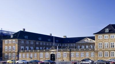 The main enterance to The National Museum of Denmark