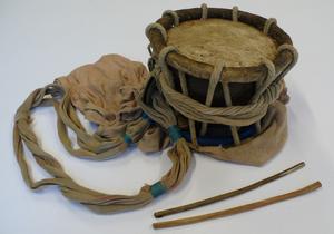 Drum. Photo: Caroline Lillelund. National Museum of Denmark (Inv.no. D.6082a-d)