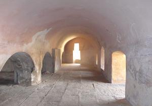 Store rooms for merchandise in Fort Dansborg. Photo: Asger Svane-Knudsen, 2015. National Museum of Denmark