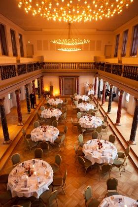 Wedding in Copenhagens most unique banquet room