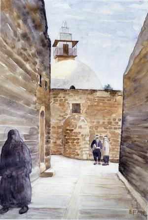 Watercolours of Hama in the 1930s