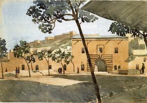 Watercolours of Hama in the 1930s