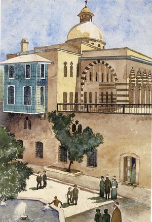 Watercolours of Hama in the 1930s