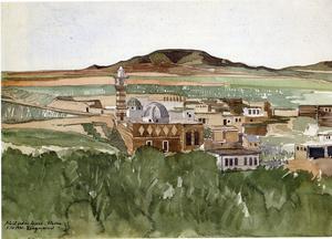 Watercolours of Hama in the 1930s