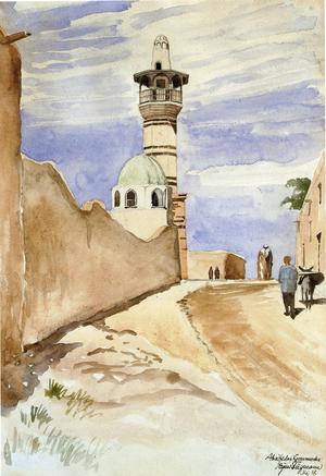 Watercolours of Hama in the 1930s