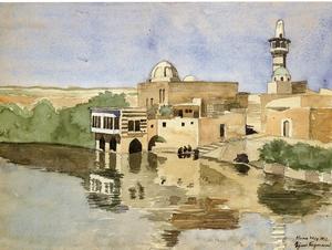 Watercolours of Hama in the 1930s