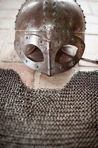 viking helmet with horns