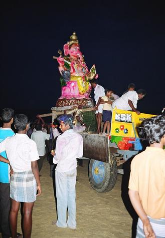 Hindu festival in Tharangampadi. Photo: Peter Andersen, 2007. National Museum of Denmark