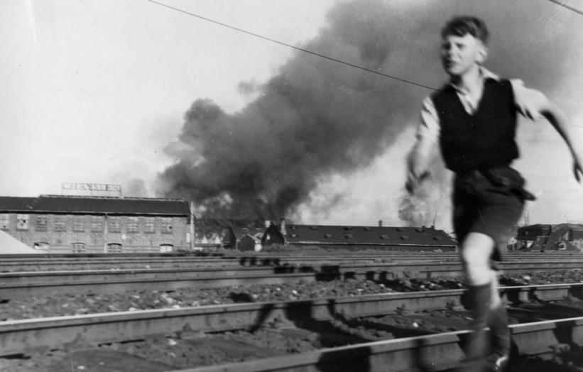 Welcome to the Museum of Danish Resistance The photo show an action of sabotage