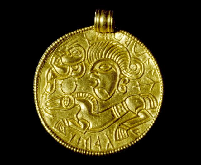 Viking Luna pendant reproduced from a museum piece by us Get your real Viking on.