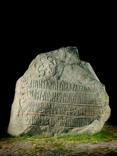 Harald Bluetooth's rune stone marks the transition